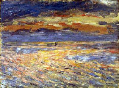 Sunset at Sea, Pierre-Auguste Renoir